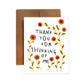 Thank You For Thinking of Me Card