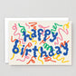 Happy Birthday Streamers Card