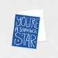 Shining Star Card