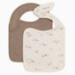 2-Pack Bibs - Desert + Taupe