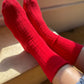 Classic Cashmere Socks - Red