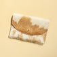 Envelope Pouch - Caramel Speckled Hair on Hide