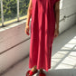 Jeanne Dress - Crayon Red