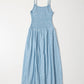 The Ebony Dress - Blue/White