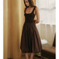 The Bella Dress - Brown