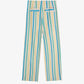 Multicolor Stripes Pleated Trousers