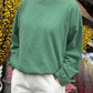 Daisy Long Sleeve Top - Basil