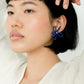 Bloom Medium Earrings - Lapis