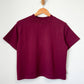 Sunset Mock Neck Tee - Cabernet