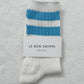 Her Varsity Socks - Blue Stripe