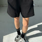 Flared Basketball Shorts - Black