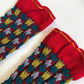 Tulips Garden Socks -  Red