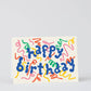 Happy Birthday Streamers Card