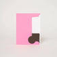 Rainbow Love You Letterpress Greeting Card by Ashkahn: Plastic sleeve